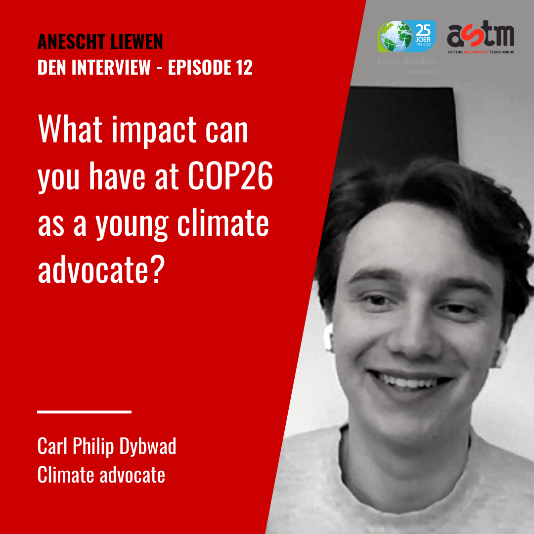 Carl Philip Dybwad: What impact can you have at COP26 as a young climate advocate?