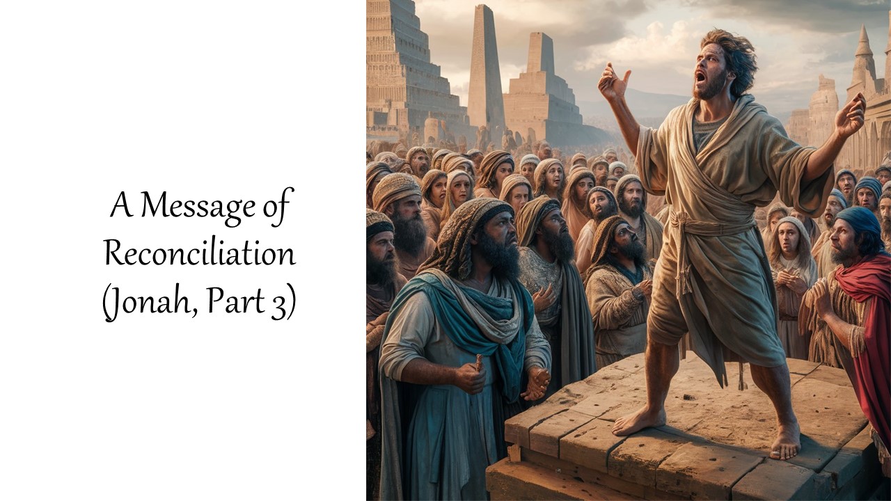 Episode 885: A Message of Reconciliation (Jonah, Part 3)