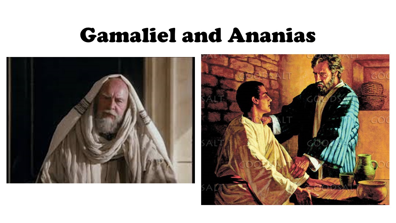 Episode 924: Gamaliel and Ananias