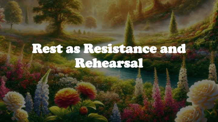 Episode 1365: Rest as Resistance and Rehearsal