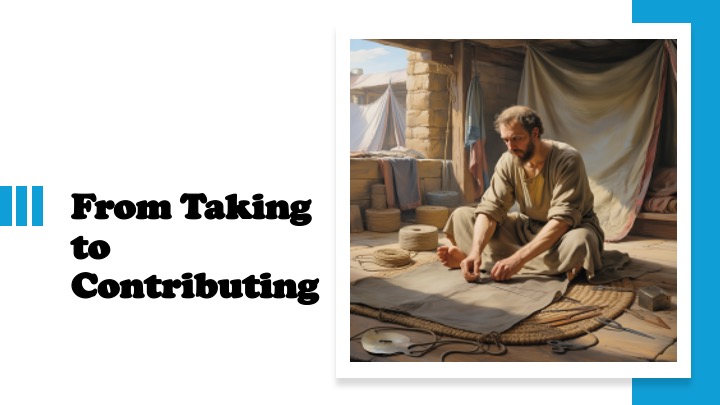 Episode 1413: From Taking to Contributing