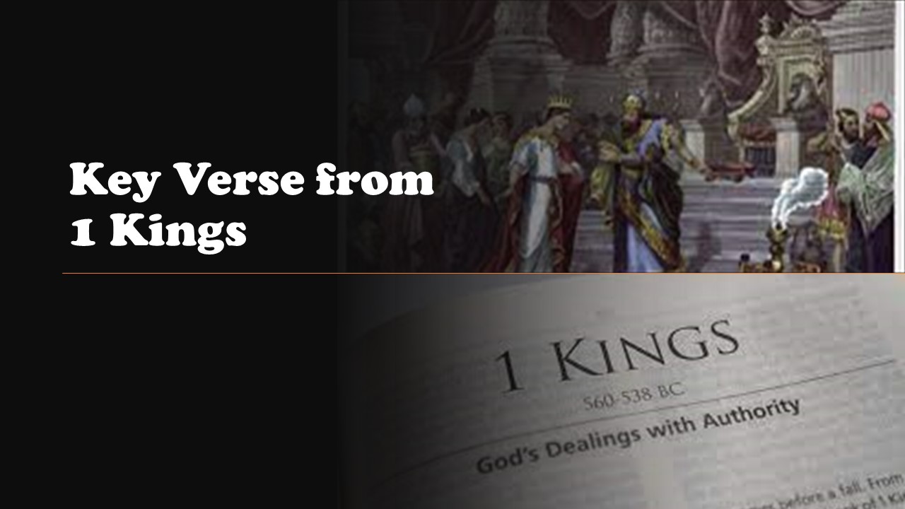 Episode 104: Key Verses from 1 Kings