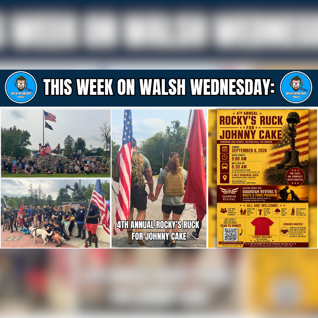 Walsh Wednesday Ep. 82 - 4th Annual Rocky's Ruck for Johnny Cake w/ Alissa Coschigano Mosca
