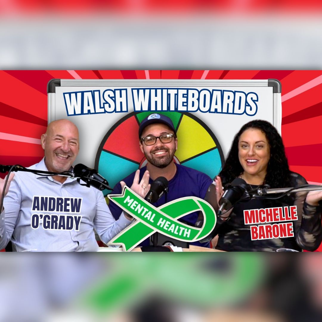 Walsh Wednesday Ep. 85 - Mental Health Whiteboard Trivia w/ Andrew O'Grady & Michelle Barone