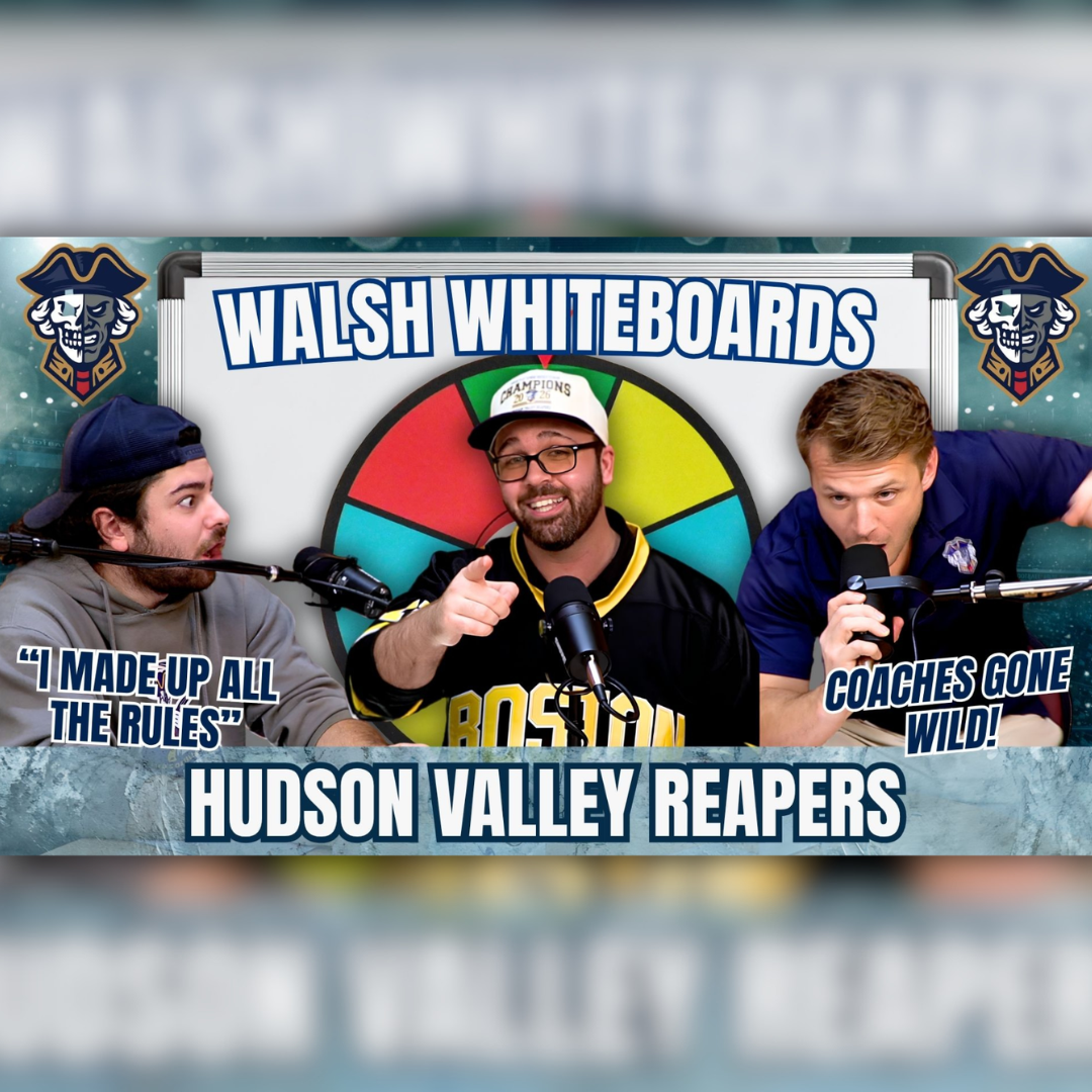 Walsh Wednesday Ep. 92 - Walsh Whiteboard Trivia w/ The Hudson Valley Reapers Hockey Team!