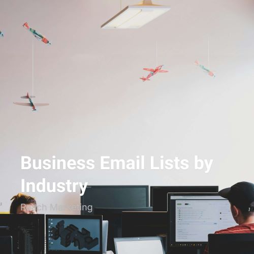 Business Email Lists by Industry