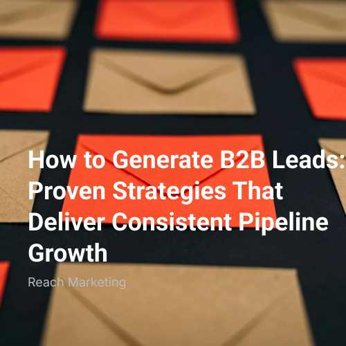 How to Generate B2B Leads: Proven Strategies That Deliver Consistent Pipeline Growth