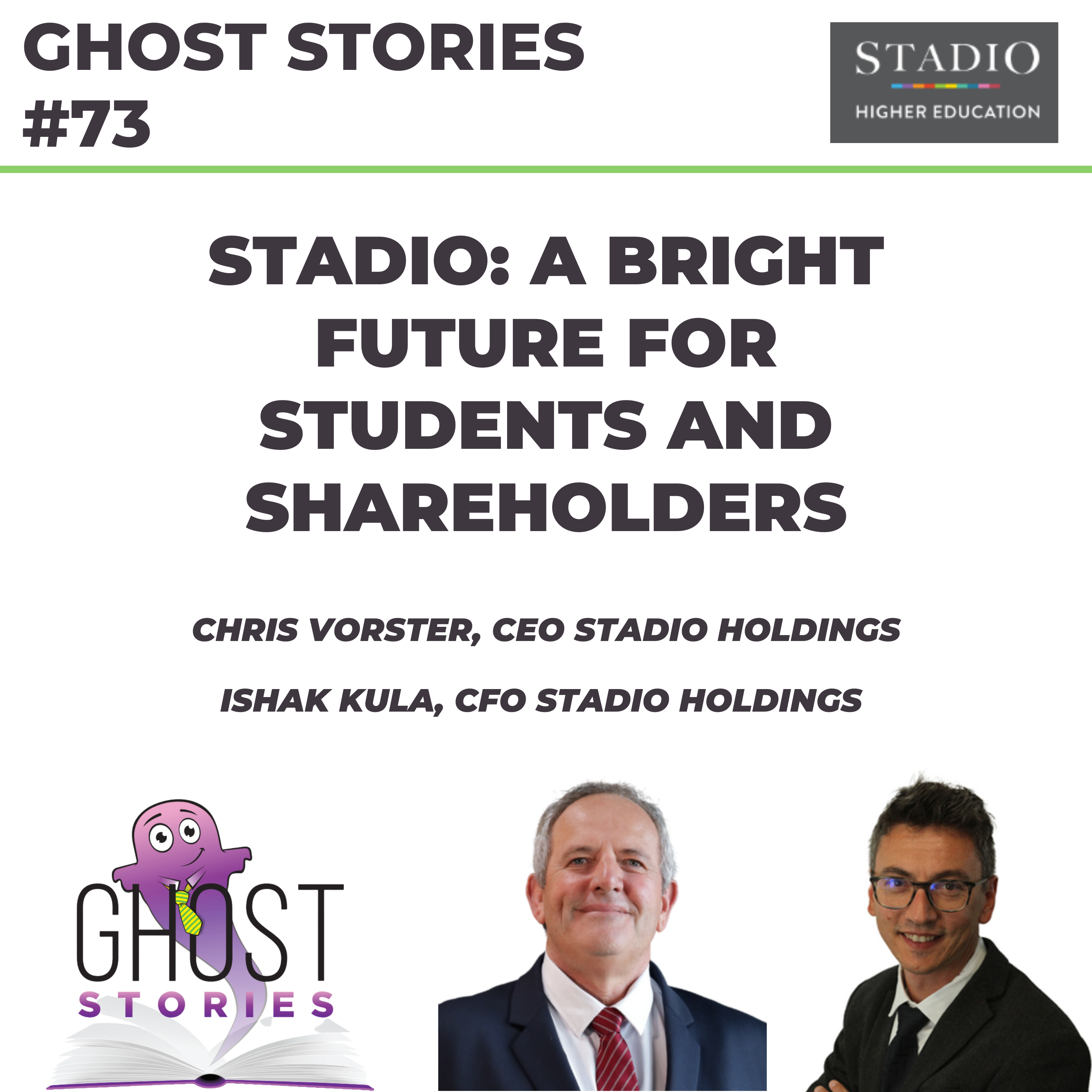 Ghost Stories #73: STADIO - A bright future for students and shareholders