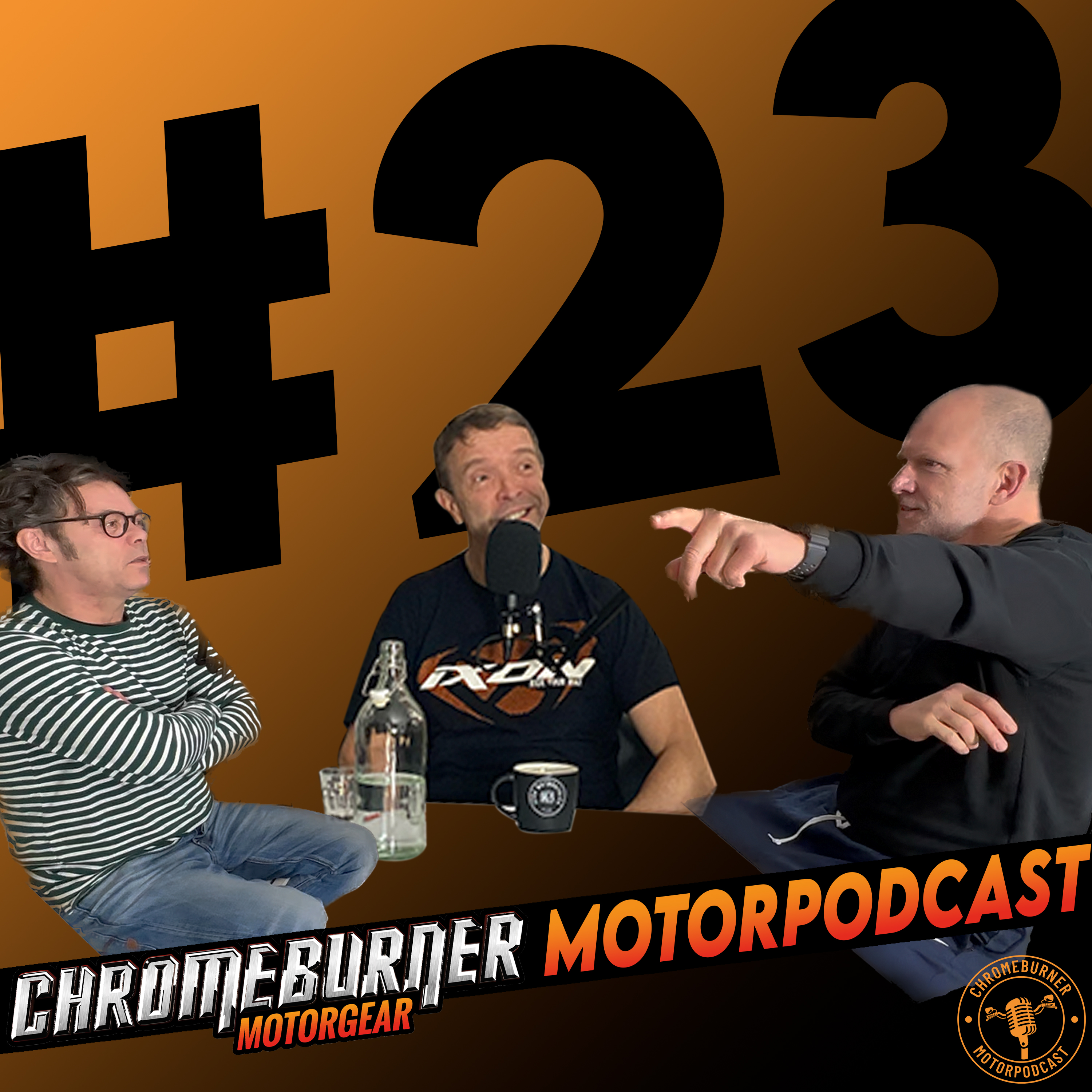 ChromeBurner Motorpodcast #23: Maxim Hartman: Gezeik aan de dijk, Noord-Ierland, Maxims motorgevoel!