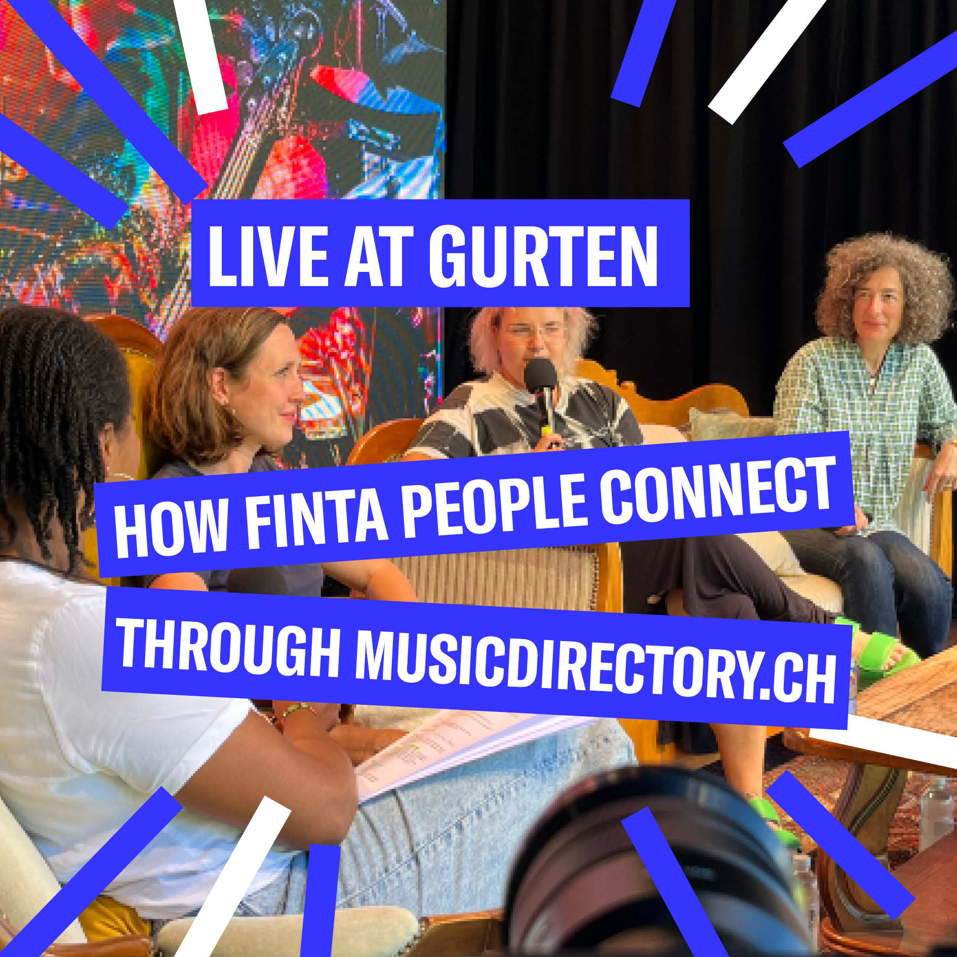 How FINTA People connect through musicdirectory.ch | Live Podcast at Gurten Festival 2025