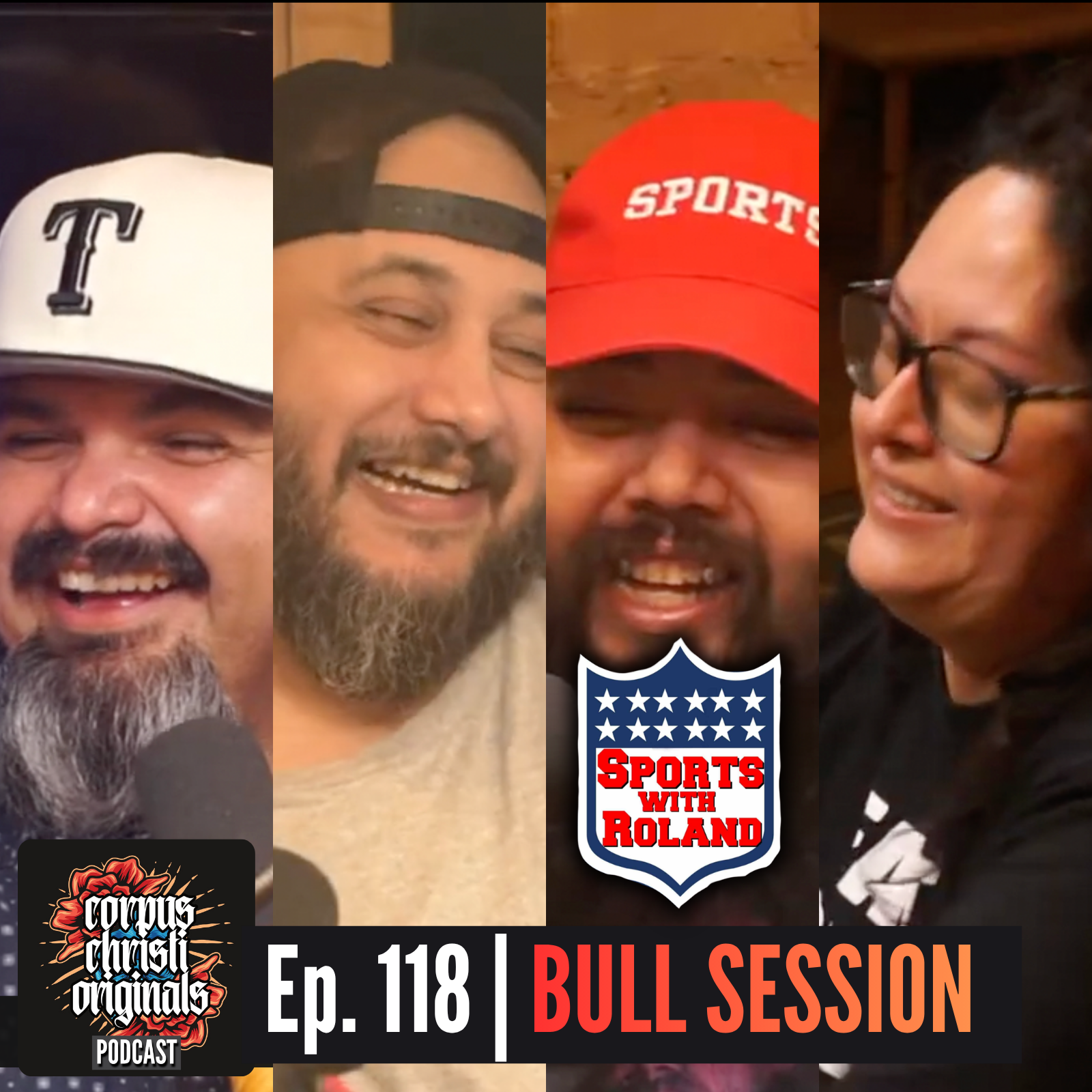 Ep118: Bull Session | Sports with Roland: Roland Alaniz, Merri Garcia, Andy Gomez