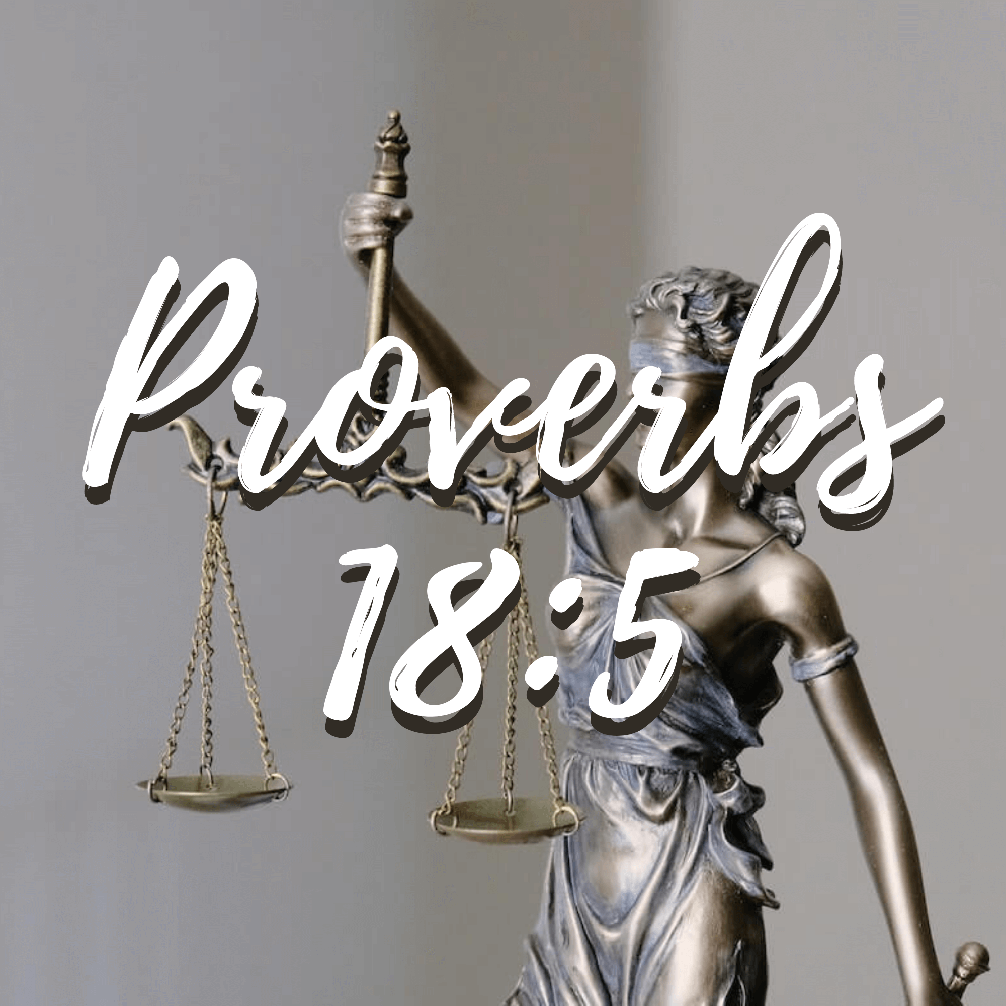 #8 | Proverbs 18:5 – Impartiality