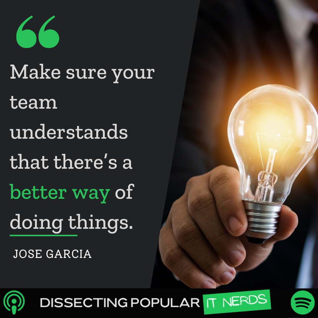 163. Understanding the Bottom Line as an IT Professional with Jose Garcia episode artwork