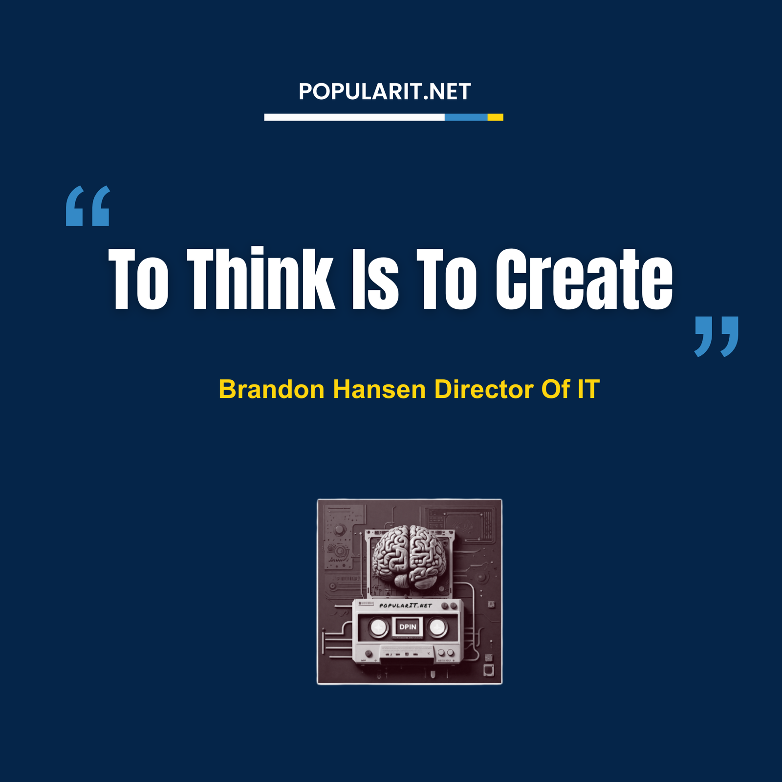 303- Brandon Hansen Part 2: IT Leadership, Ownership Culture, and Career Growth episode artwork