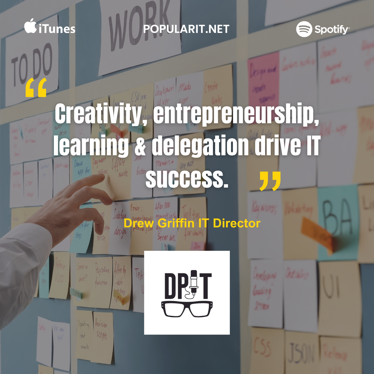 313- Drew Griffin on IT Leadership in Logistics & Defining The 5 Pillars of IT Leadership episode artwork