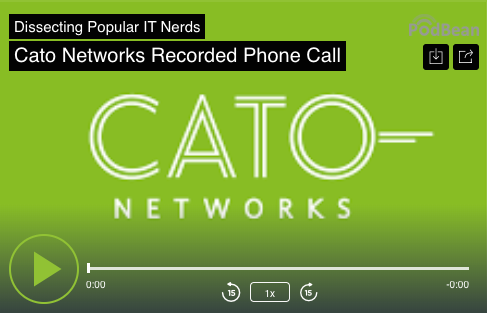 46. Cato Networks Recorded Phone Call episode artwork