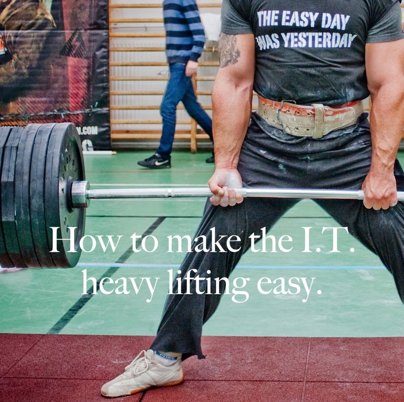 108. How to Do the IT Heavy Lifting episode artwork
