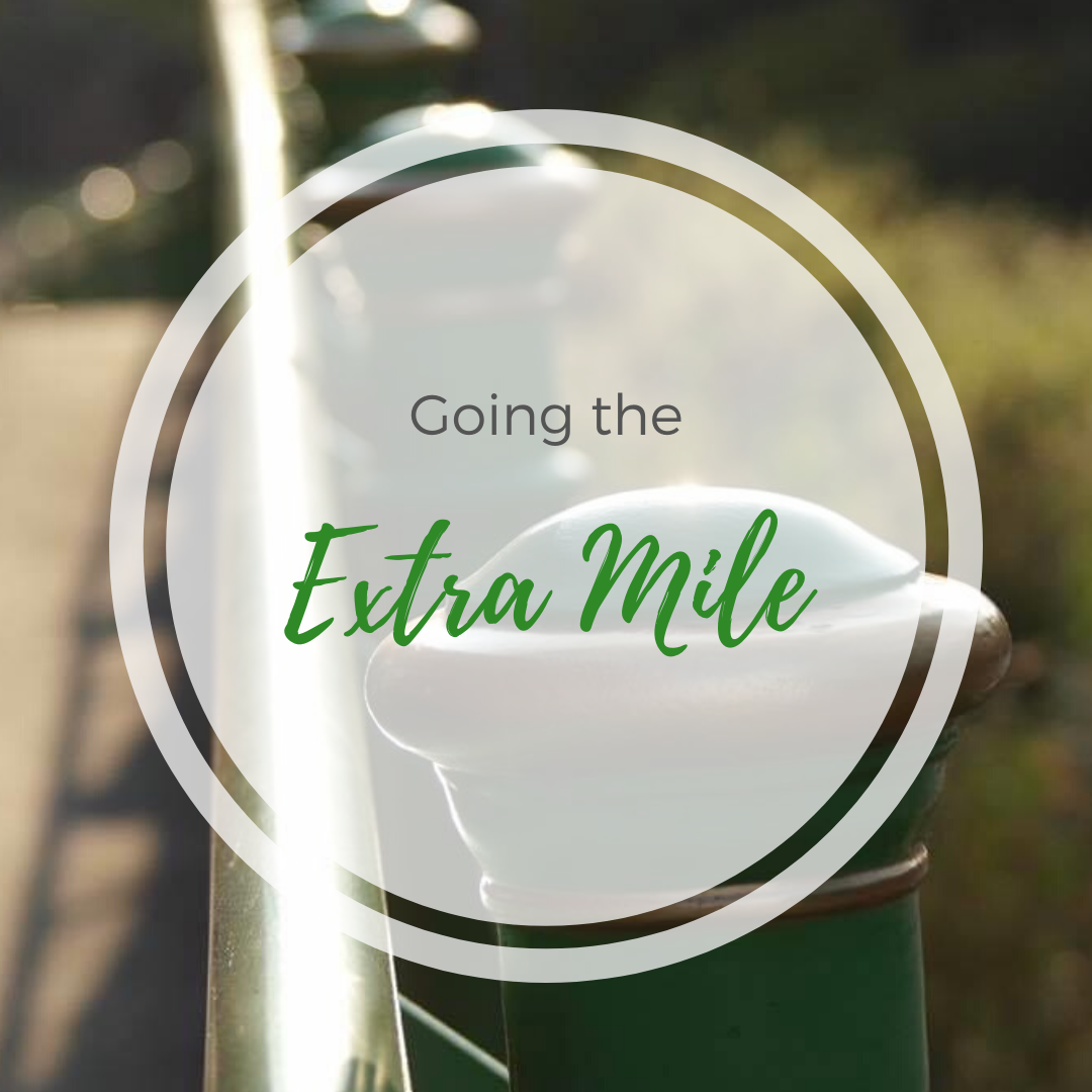 Going the Extra Mile: Lessons on a Monday