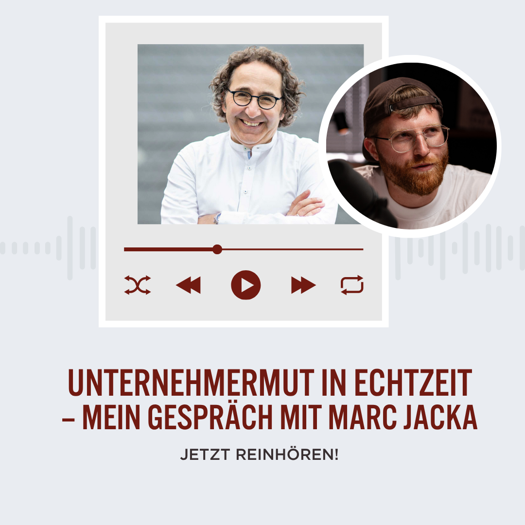 Mann! Farid Podcast 93: Unternehmermut in Echtzeit – Mein Gespräch mit Marc Jacka