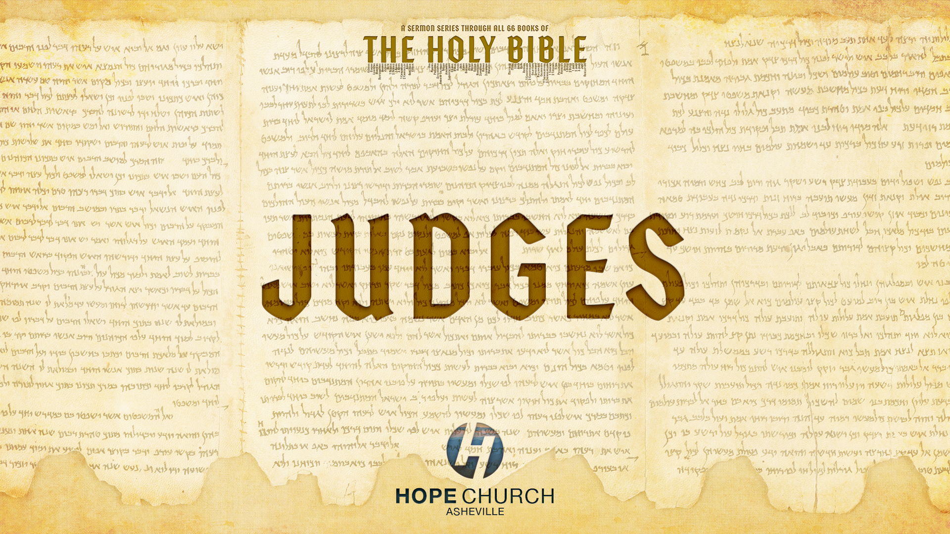 Judges - The Holy Bible Series