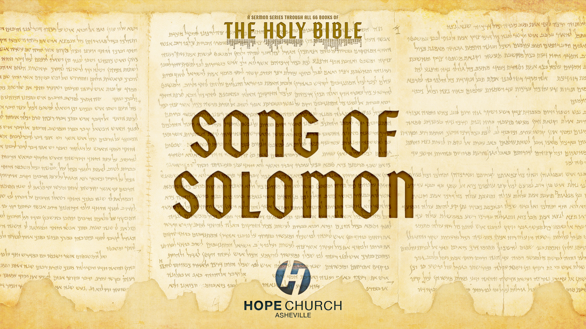 Song of Solomon - The Holy Bible Series