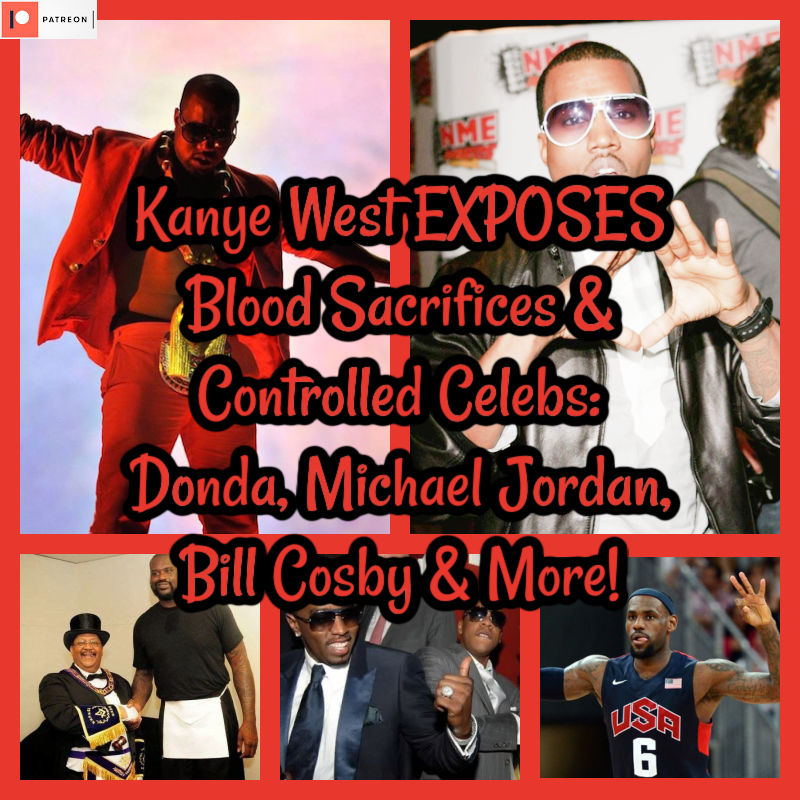 Kanye West EXPOSES Blood Sacrifices & Controlled Celebs: Donda, Michael Jordan, Bill Cosby & More!