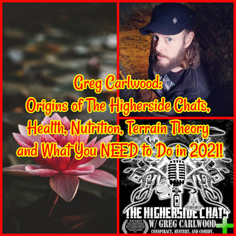 Greg Carlwood: Origins of The Higherside Chats, Health, Nutrition, Terrain Theory and What You NEED to Do in 2021!