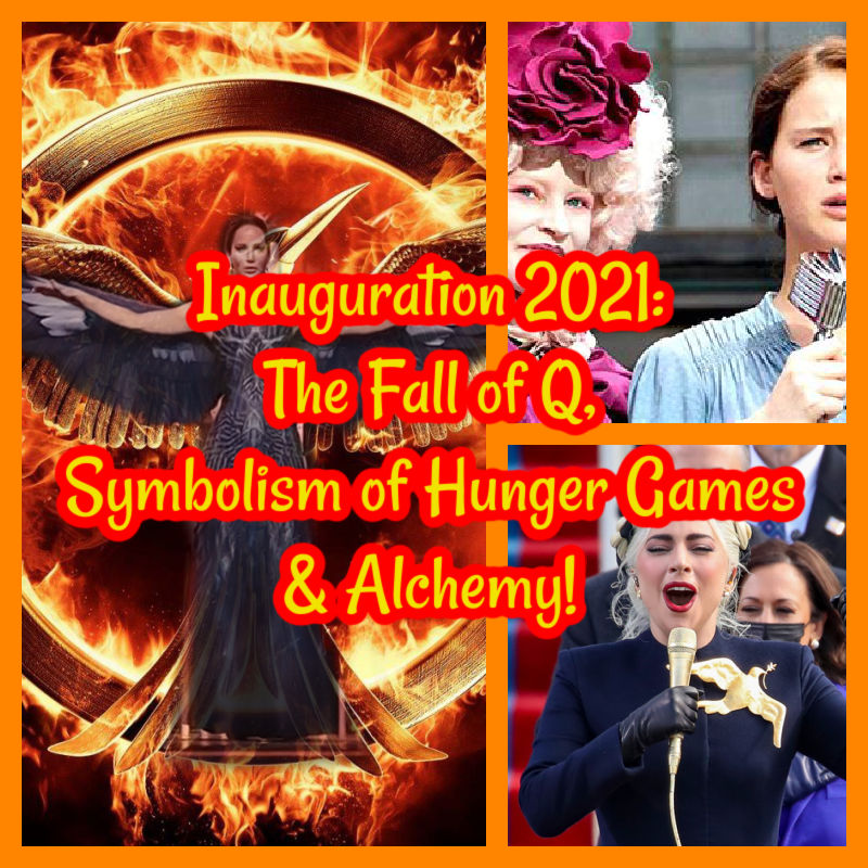 Inauguration 2021: The Fall of Q, Symbolism of Hunger Games & Alchemy!