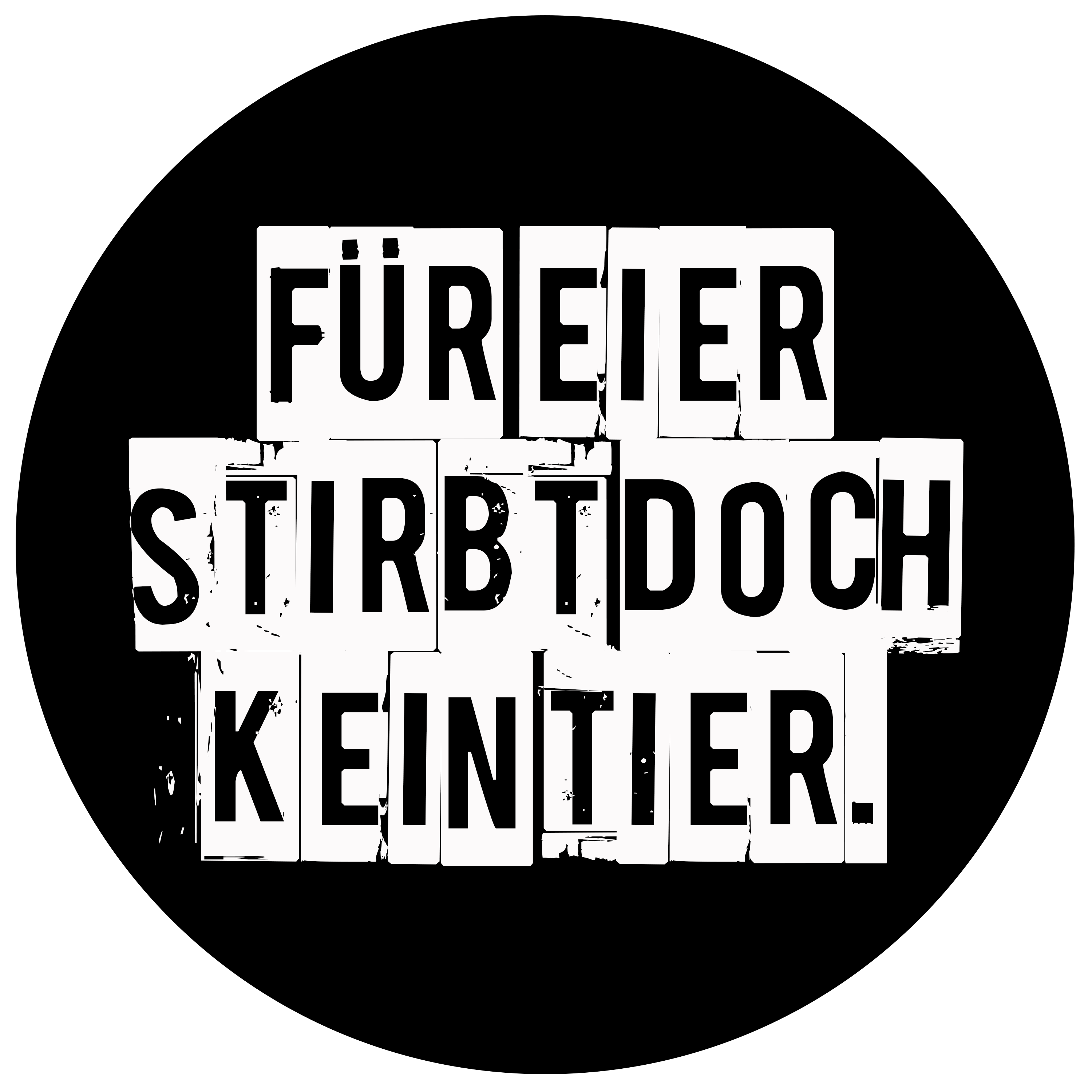 "Für Eier stirbt kein Tier."