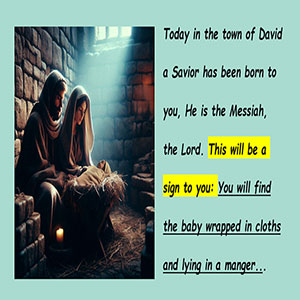 24.12.09 “WHY the Manger?” (Luke 2:1-6)