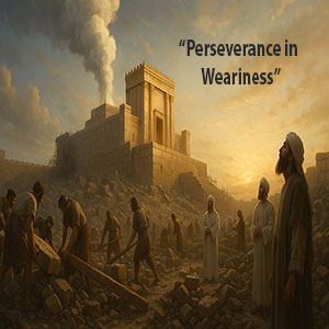 25.05.10 (Ezra 3:6-9) “Perseverance in Weariness”