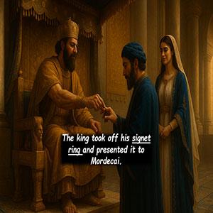 25.06.12 “Mordecai’s Windfall!” (Esther 8:1,2)