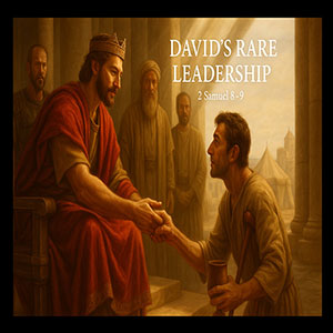 25.11.14 “David’s rare Leadership” (2 Samuel 8 & 9)