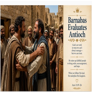 26.05.29 “Barnabas Evaluates Antioch” (Acts 11:21-25)