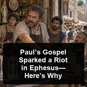 26.10.10 “Paul caused a Riot? How?” (Acts 19:23-20:2)