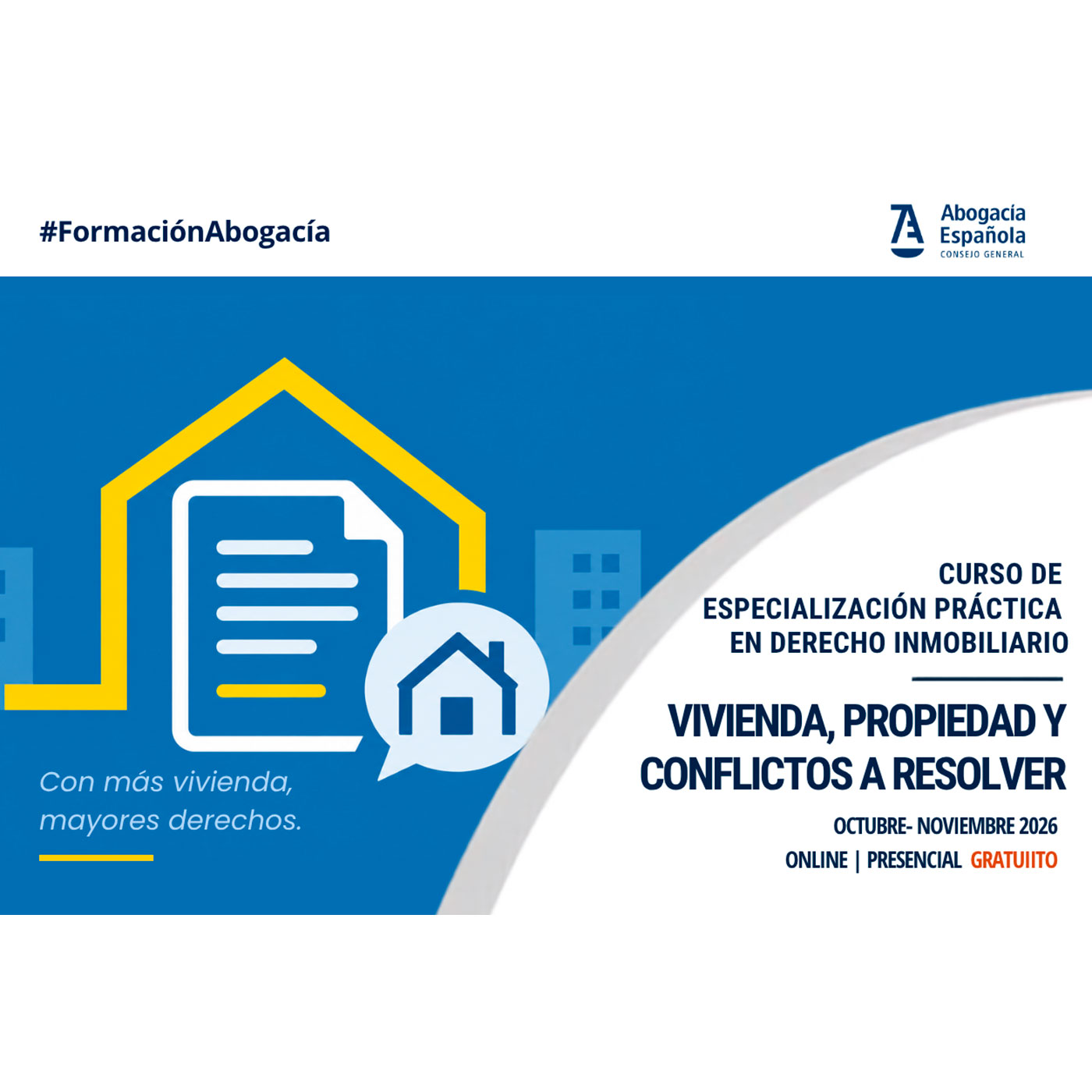 Abogacía Española aborda los retos jurídicos de la vivienda