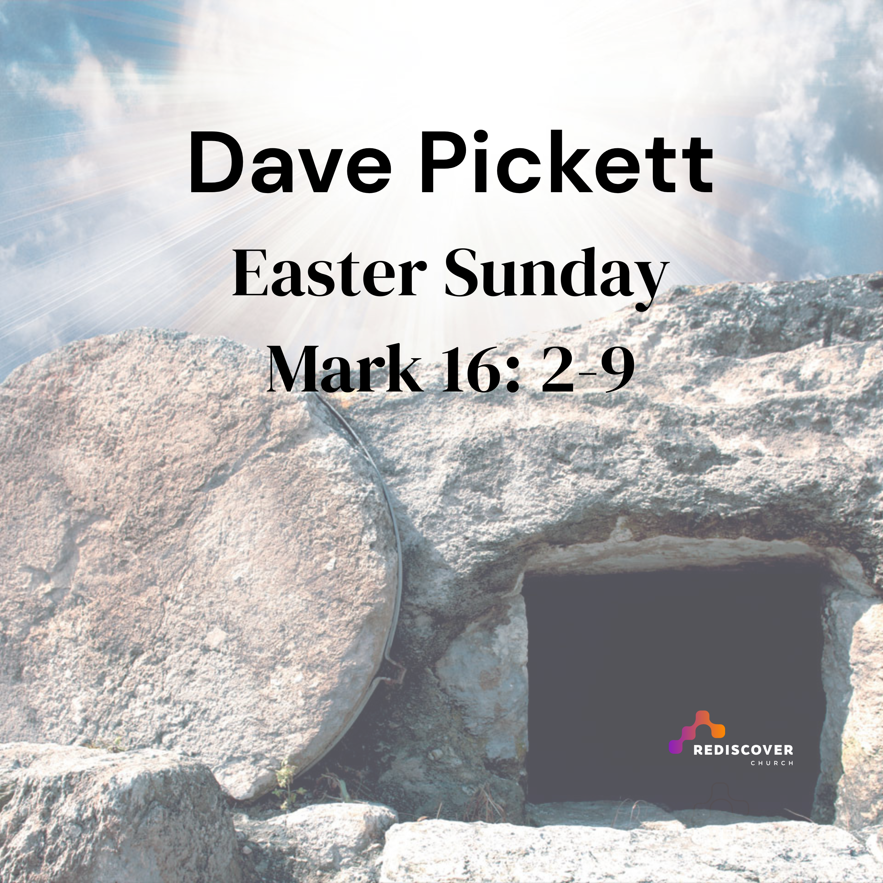 | Easter Sunday, 5th April 2026 | Mark 16: 2-9 | Dave Pickett |