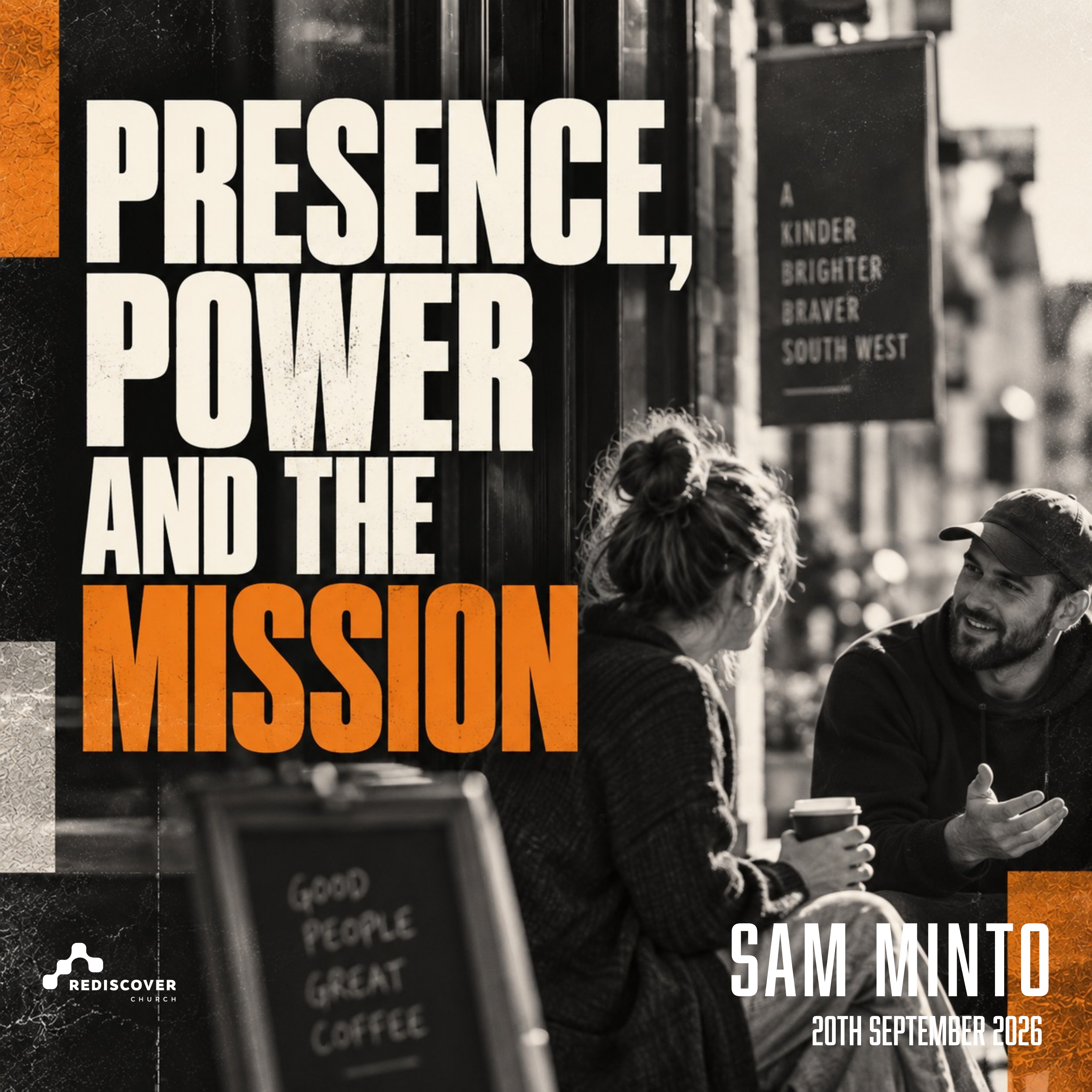 | Presence, Power and the Mission | Matthew 28 | Sam Minto | 20th September 2026 |