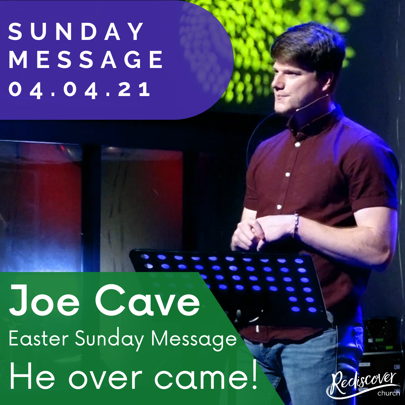 Joe Cave - Easter Sunday Message | He over came!