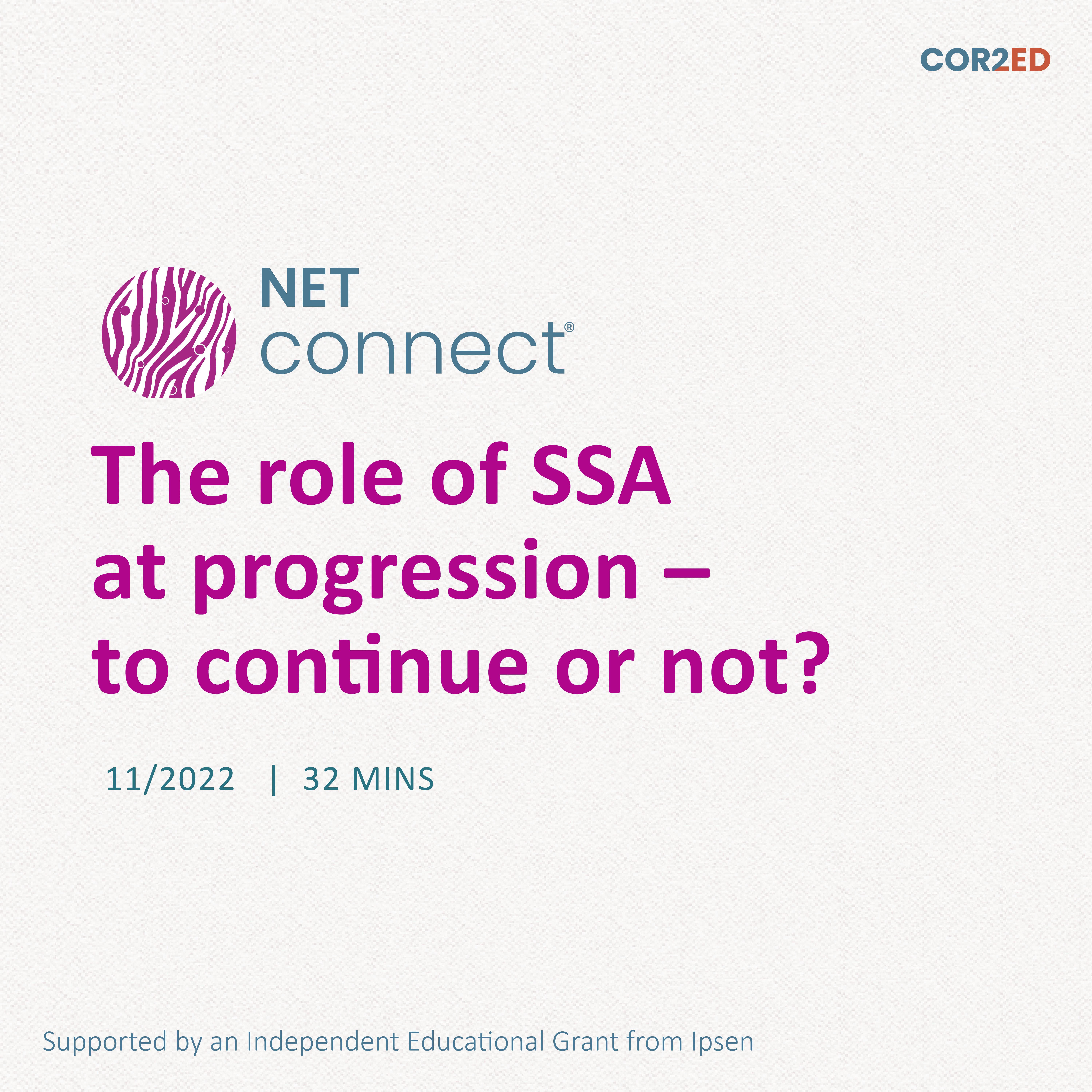 The role of SSA at progression – to continue or not?