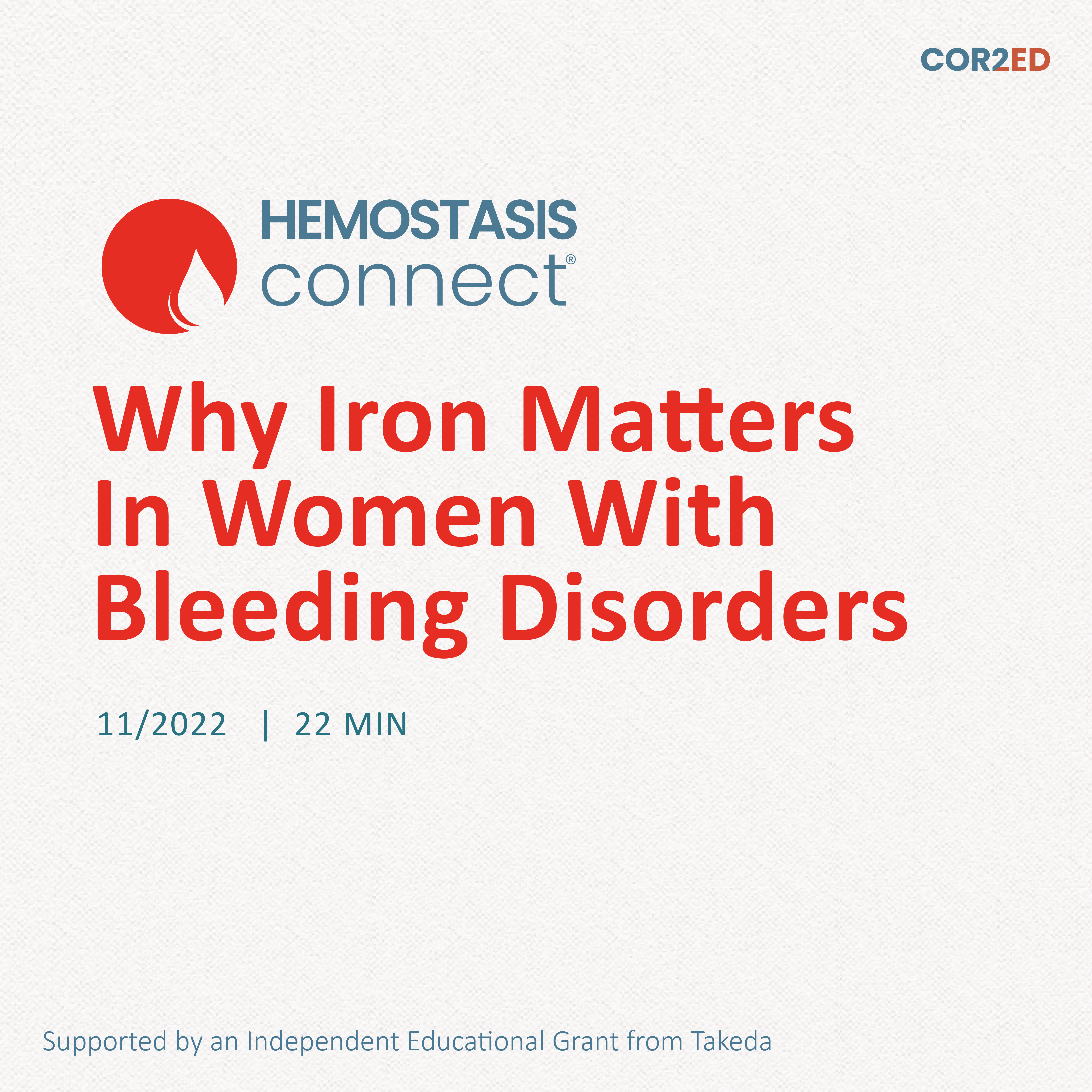 Why iron matters in women with bleeding disorders