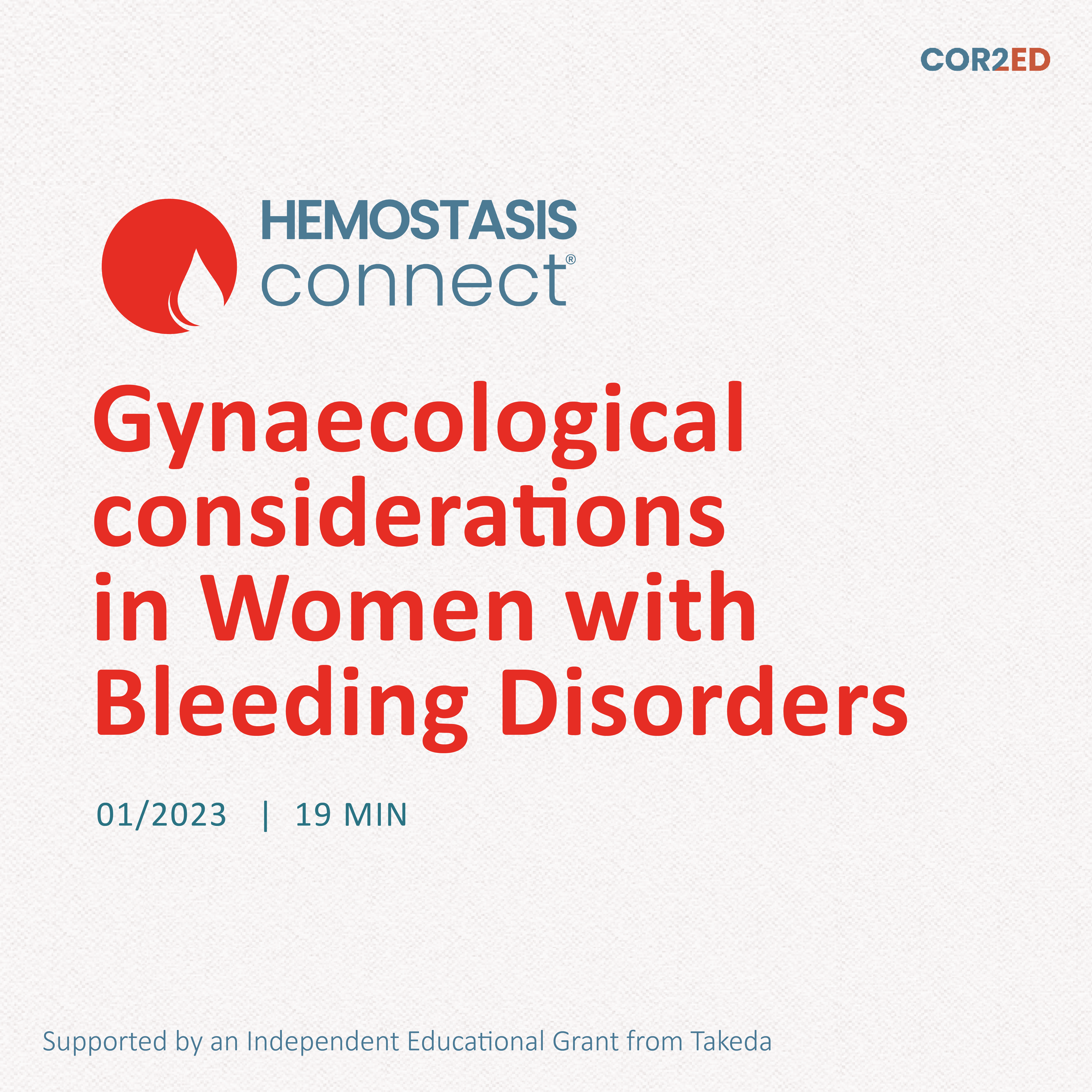 Gynaecological considerations in Women with Bleeding Disorders