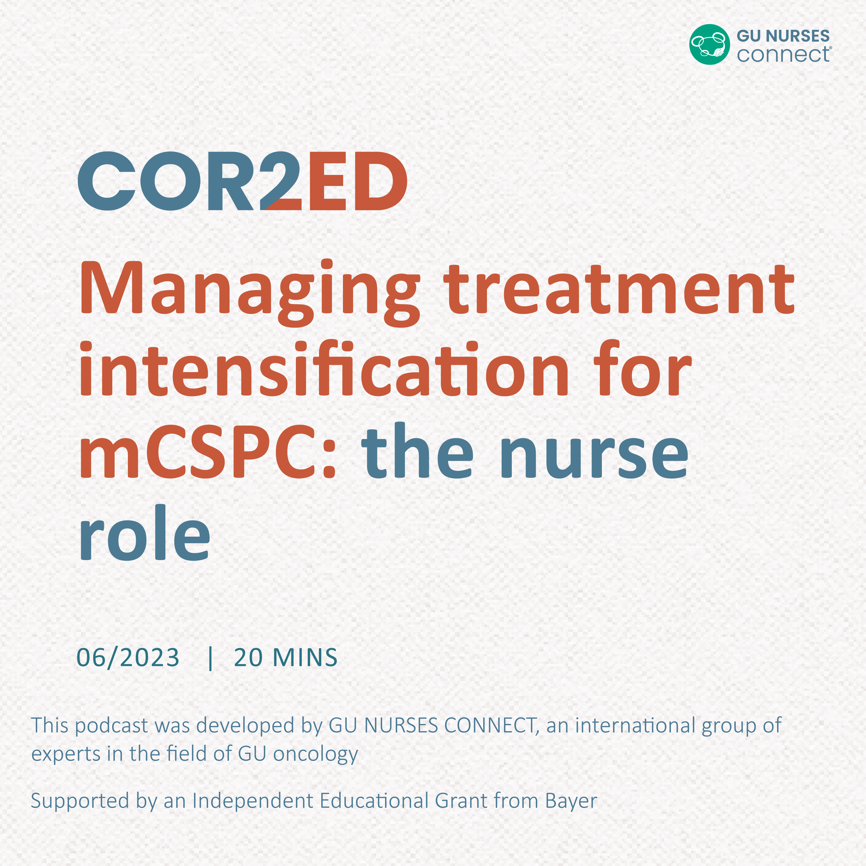 Treatment Intensification in mCSPC - The Nurse Perspective