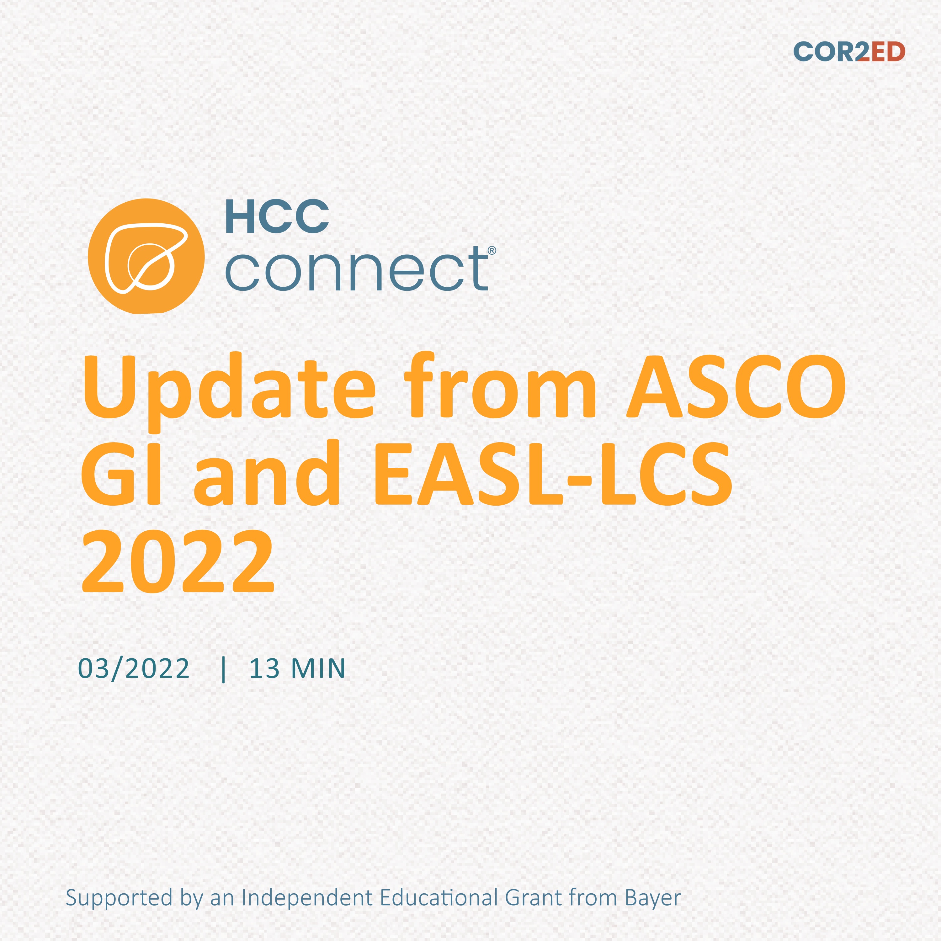 Key topics in HCC discussed at ASCO GI & EASL liver cancer summit 2022