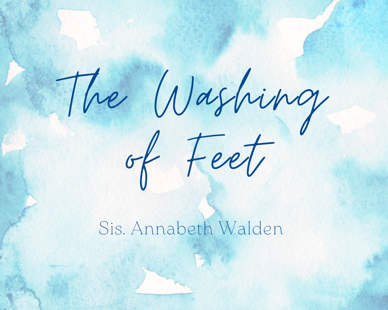 The Washing of Feet