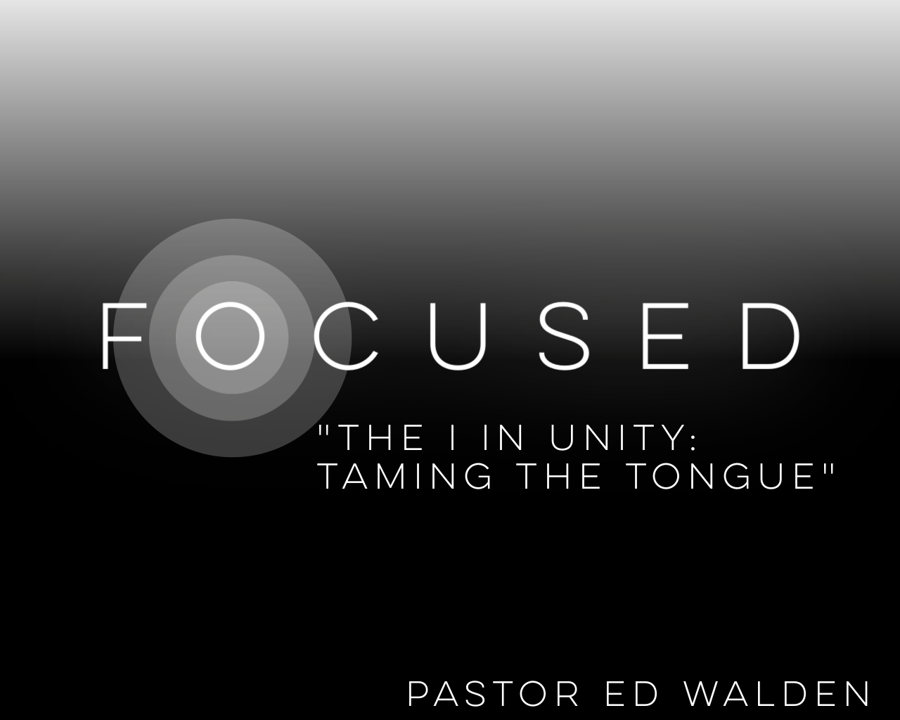 The I in Unity : Taming The Tongue