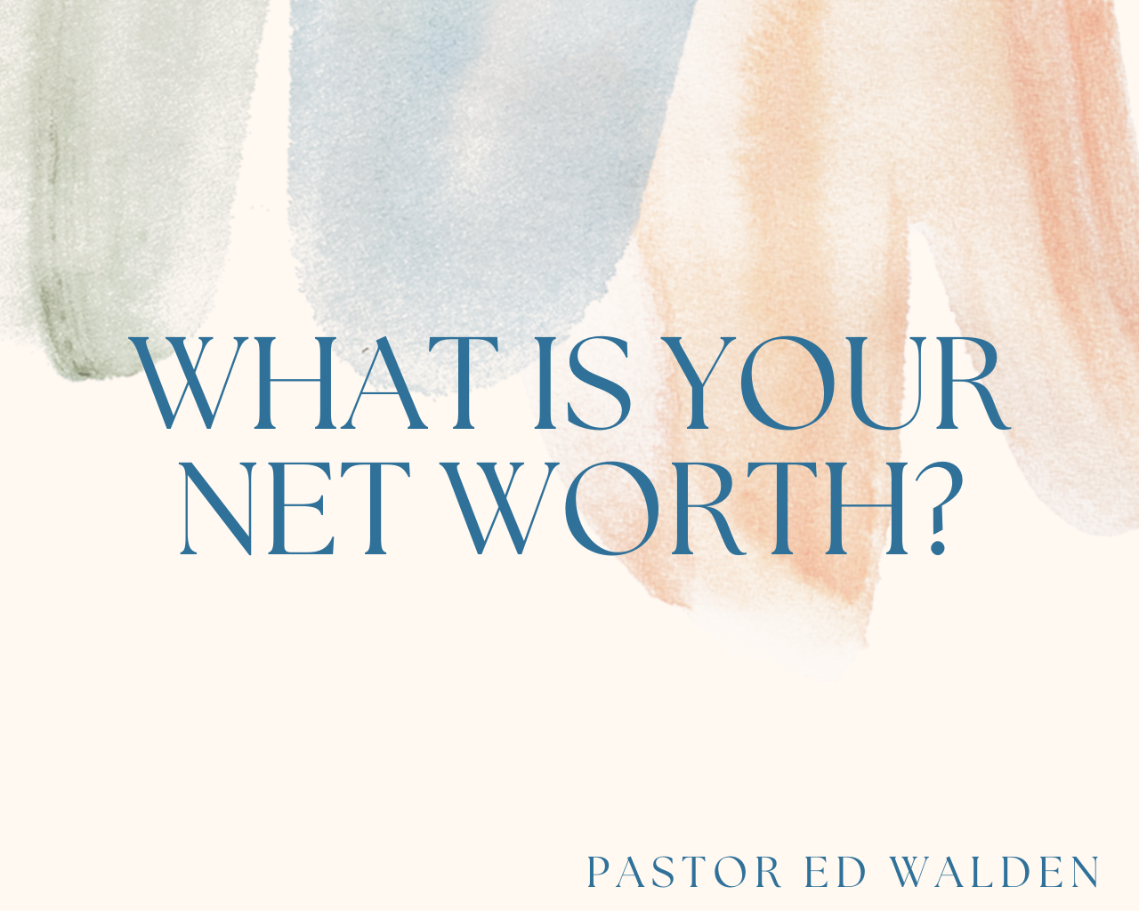 What Is Your Net Worth?