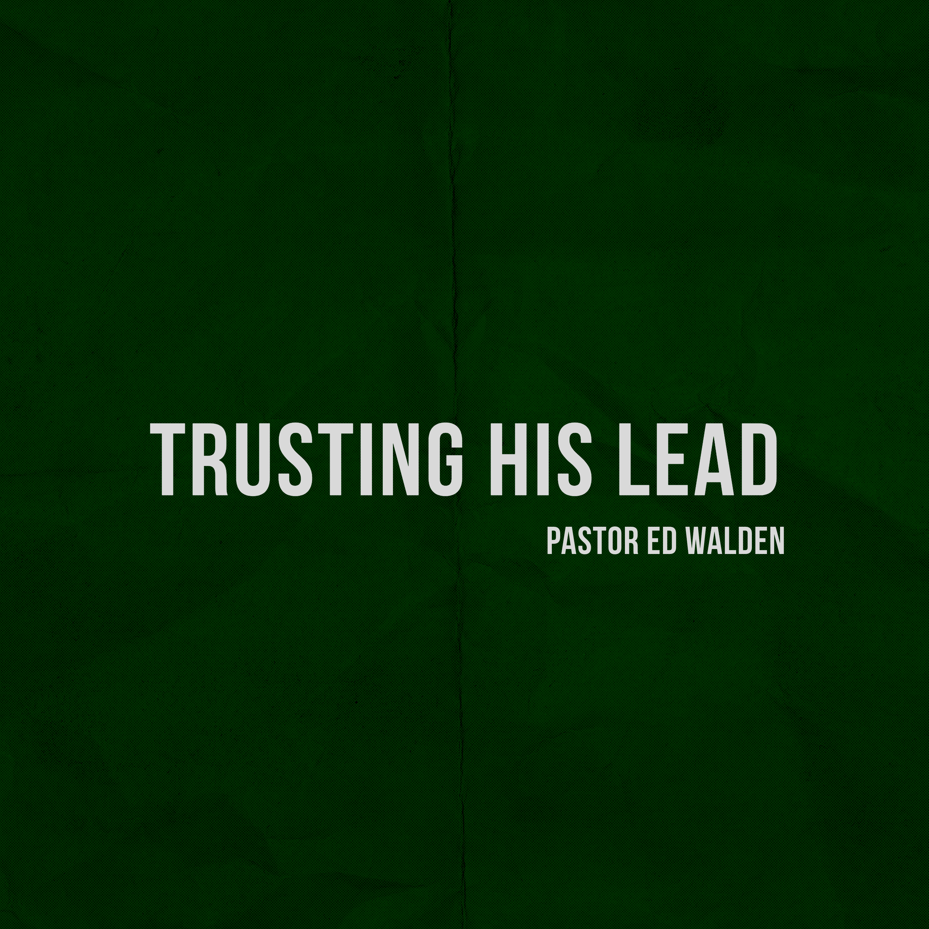 Trusting His Lead
