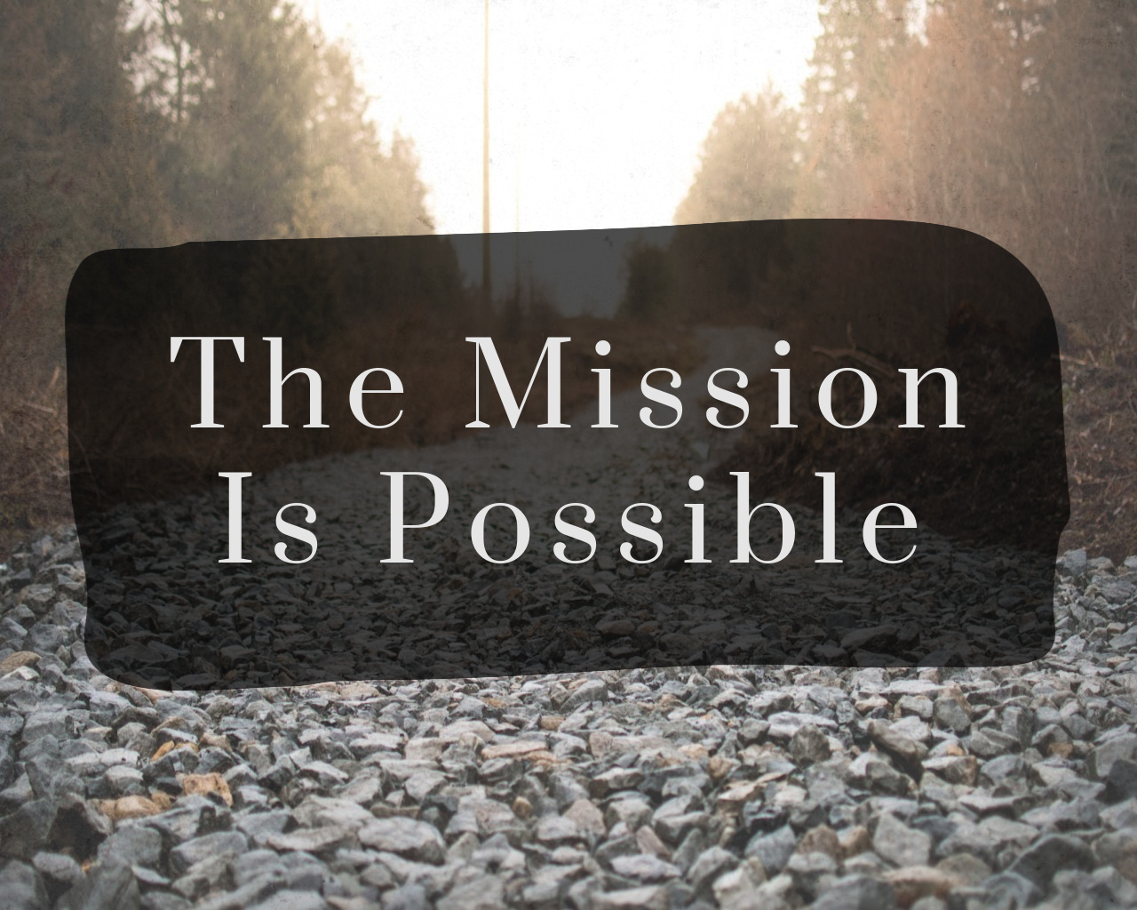 The Mission Is Possible
