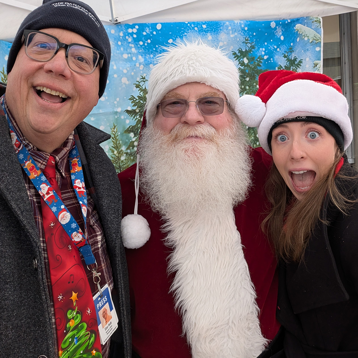 Christmas gifts and the year in review for the duo